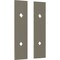 Ekena Millwork Premium Barn Door Hollow Core Plates (set of 2), White Bronze GB6001HCPWZ - alternate 5